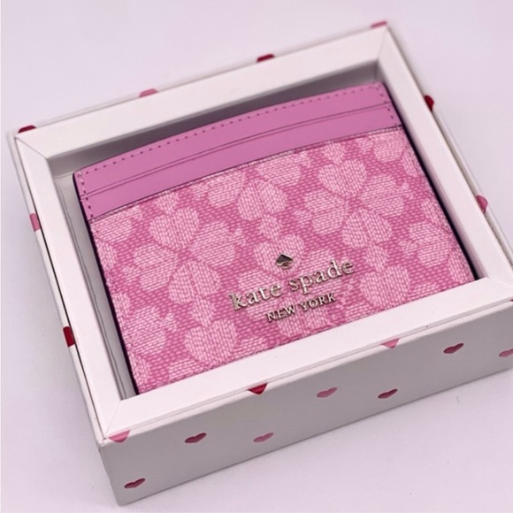 Kate Spade Love Shack Spade Flower Heart Crossbody and Small Wallet Card Holder - Picture 6 of 16